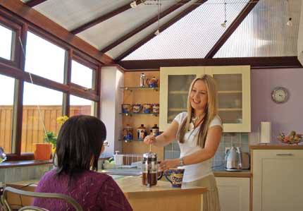 I combined a conservatory kitchen | Ultraframe Conservatories