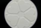  Decorative end cap rose motif