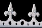 Elizabethan ridge cresting (500mm Lengths)