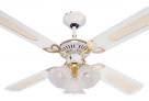 Traditional Blanc conservatory fan (with remote control)