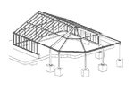 Large Span Portal Conservatory Style