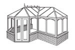 P Shape Conservatory Style