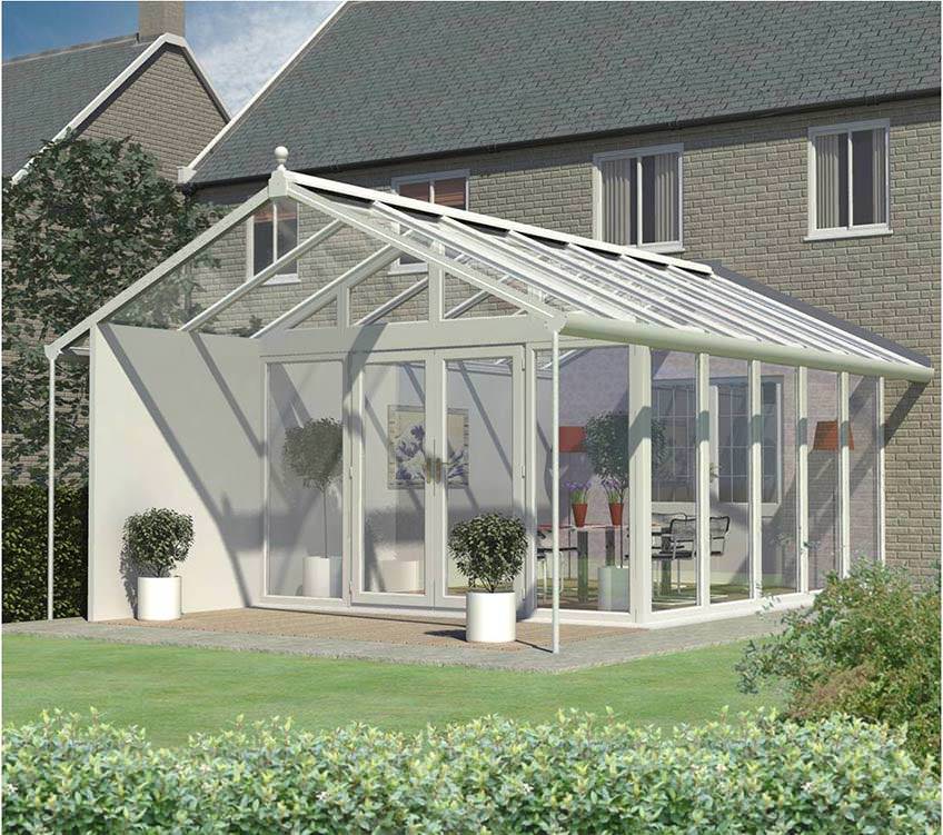 Ultraframes new Veranda style conservatory which was showcased at Glassex 09
