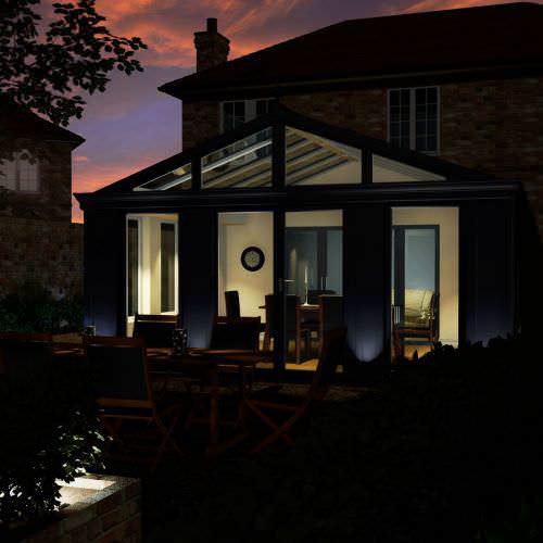 Gable Loggia Night Image