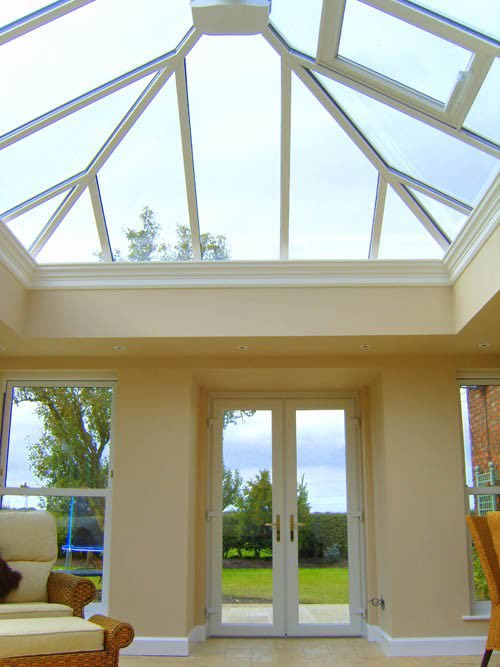Ultraframe Orangery conservatory featuring Conservaglass