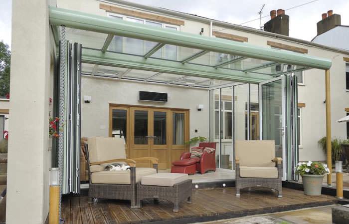 Veranda glazed extensions