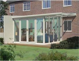 Cream Veranda glazed extension